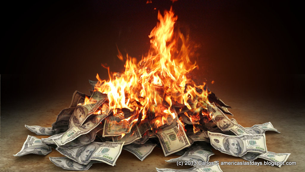 Money-on-fire