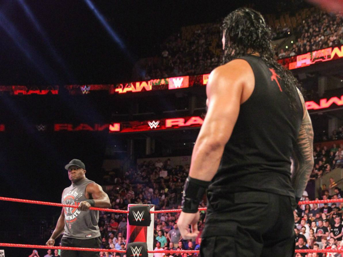Roman Reigns Bobby Lashley WWE Raw