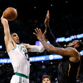 tatum dunk on lebron