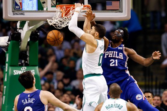 NBA: Playoffs-Philadelphia 76ers at Boston Celtics