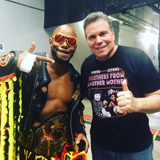 Jay Lethal and Lanny Poffo