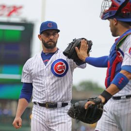 MLB: Game One-St. Louis Cardinals at Chicago Cubs