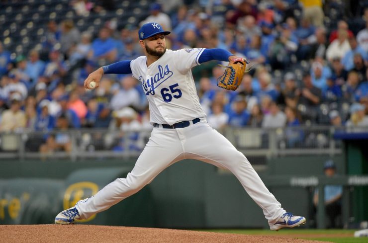 MLB: Cleveland Indians at Kansas City Royals