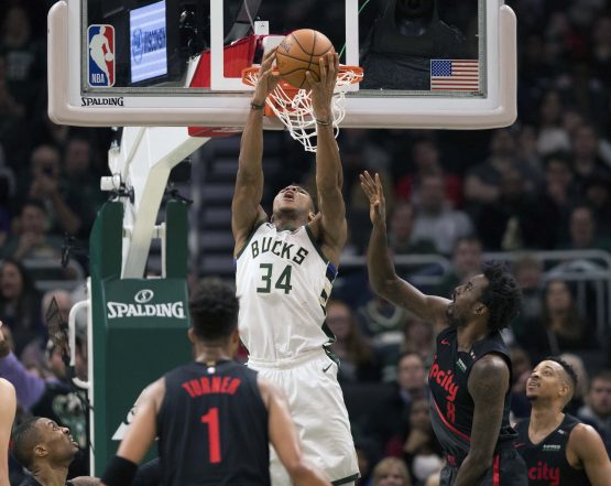 NBA: Portland Trail Blazers at Milwaukee Bucks