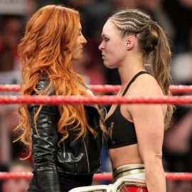 Becky Lynch and Ronda Rousey