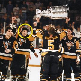 1991 Stanley Cup celebration. (Pittsburgh Penguins photo)