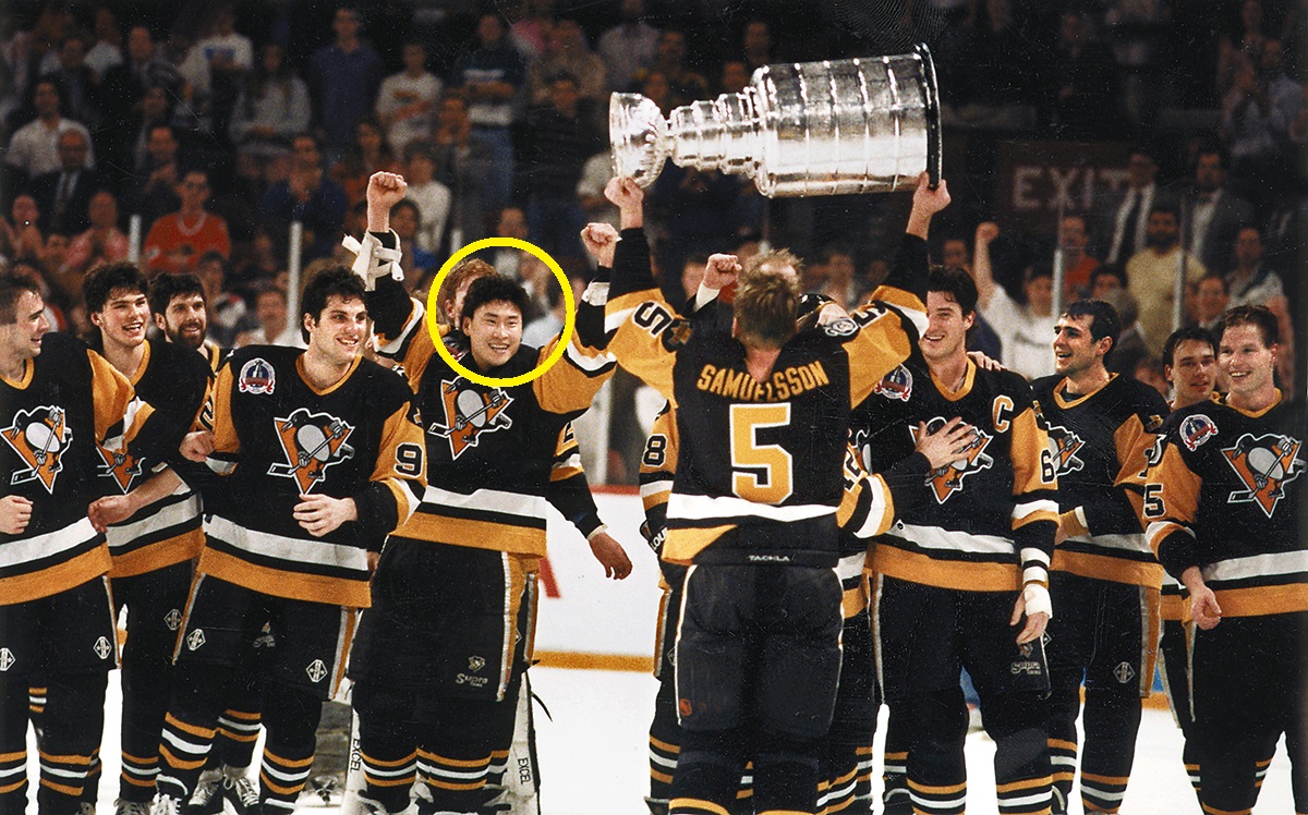1991 Stanley Cup celebration. (Pittsburgh Penguins photo)