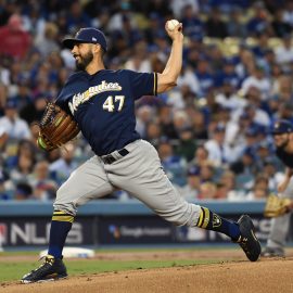 MLB: NLCS-Milwaukee Brewers at Los Angeles Dodgers