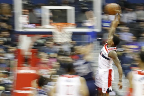 Beal dunks poster Salah Mejri