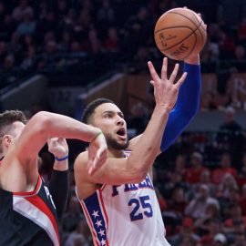 NBA: Philadelphia 76ers at Portland Trail Blazers