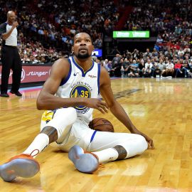 NBA: Golden State Warriors at Miami Heat