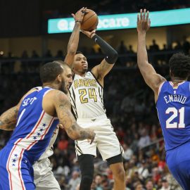 NBA: Philadelphia 76ers at Atlanta Hawks