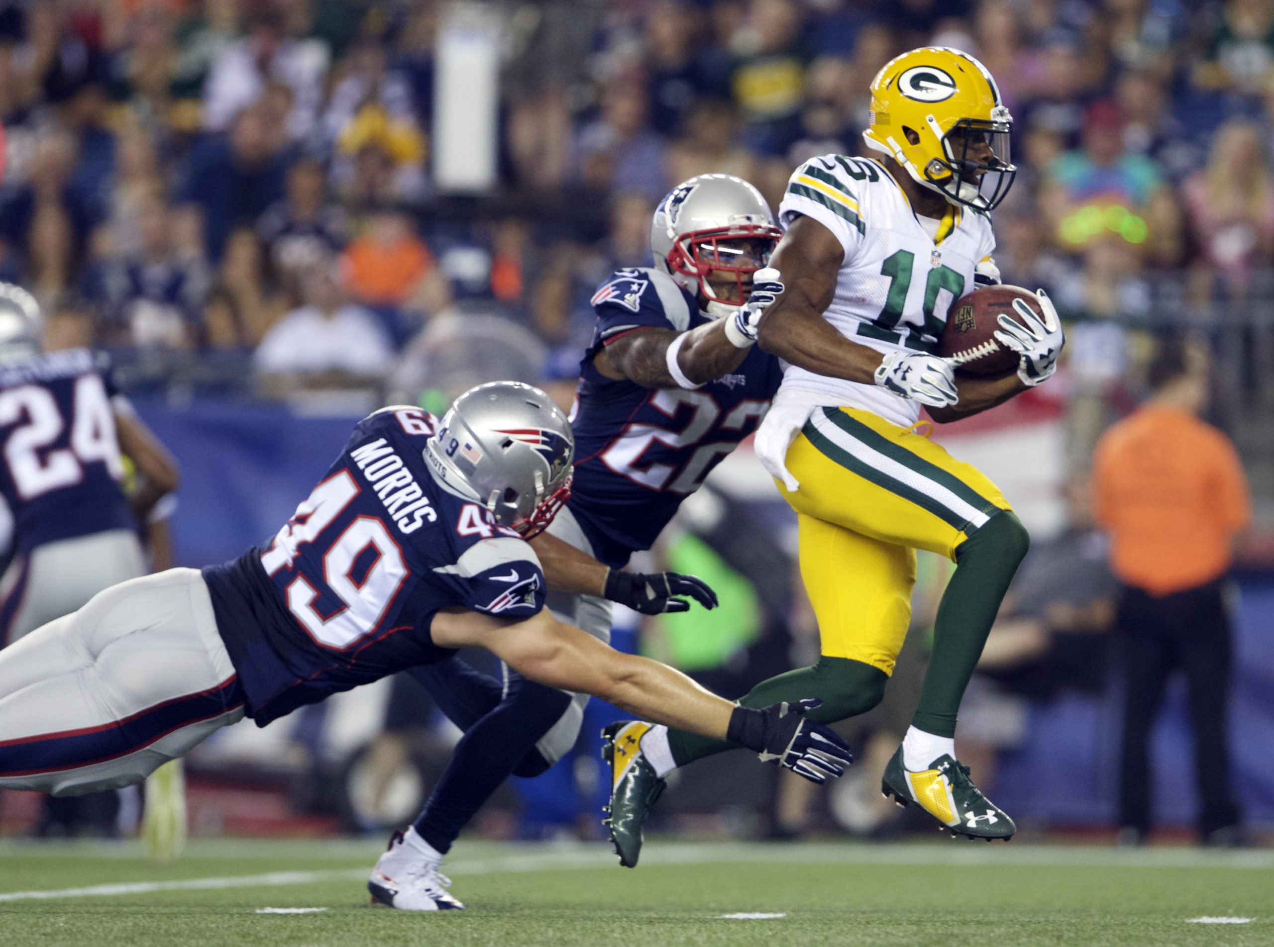 NFL: Preseason-Green Bay Packers at New England Patriots