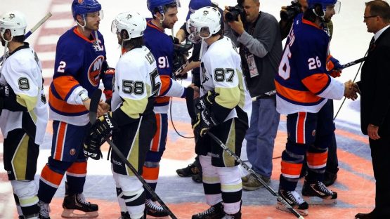 pens isles handshake