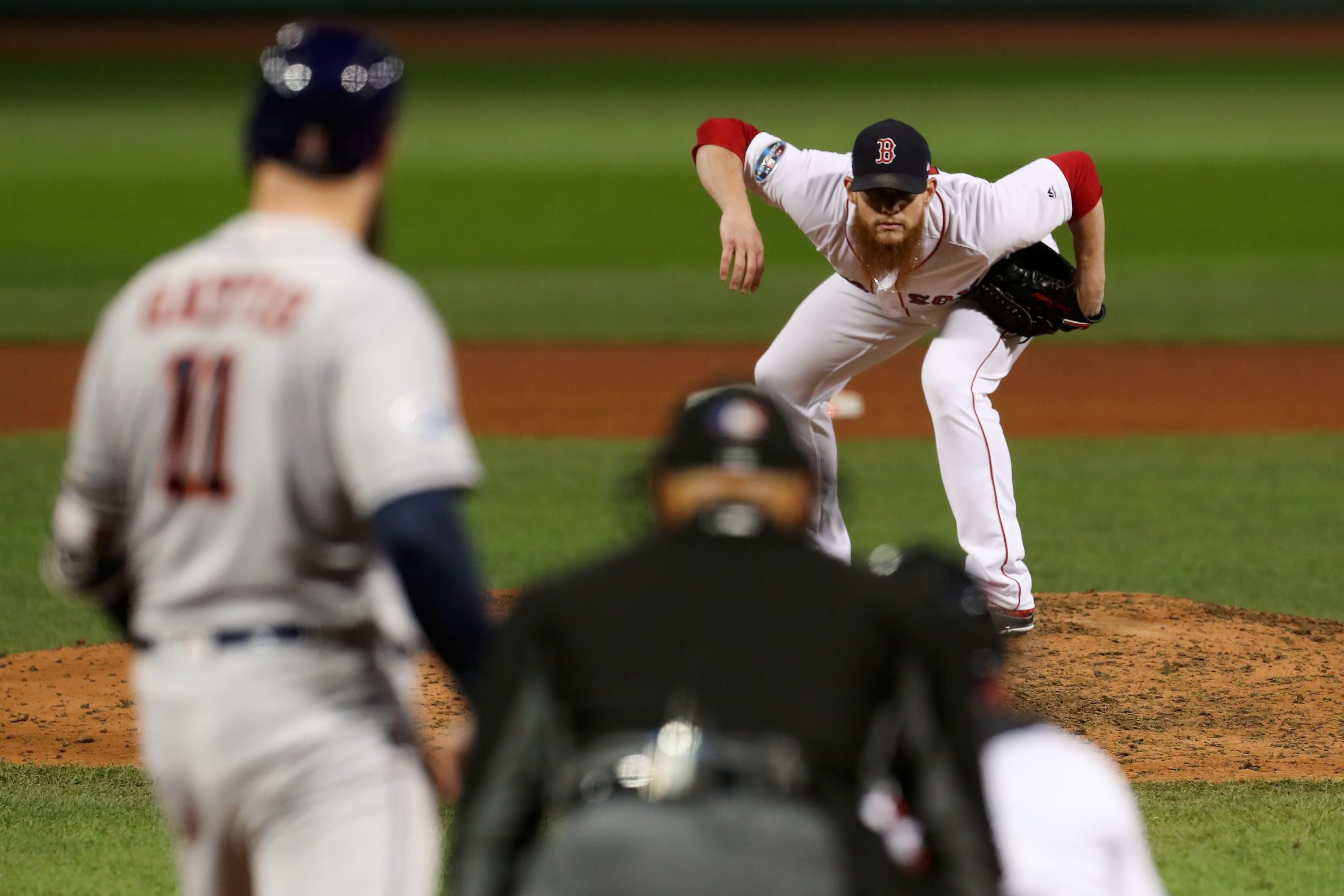 MLB: ALCS-Houston Astros at Boston Red Sox