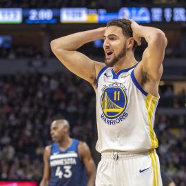 NBA: Golden State Warriors at Minnesota Timberwolves