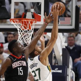 NBA: Playoffs-Houston Rockets at Utah Jazz