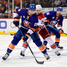 NHL: Stanley Cup Playoffs-Carolina Hurricanes at New York Islanders