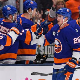 NHL: Stanley Cup Playoffs-Pittsburgh Penguins at New York Islanders