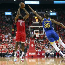 NBA: Playoffs-Golden State Warriors at Houston Rockets