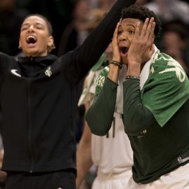 NBA: Playoffs-Boston Celtics at Milwaukee Bucks