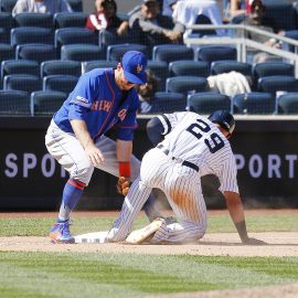 MLB: Game One-New York Mets at New York Yankees