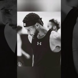 Steph Curry workout photo by Jordan Jimenez
