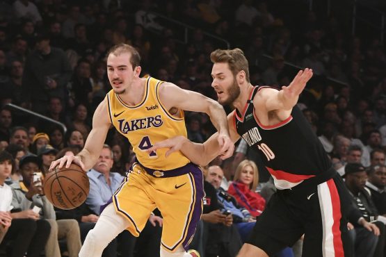 NBA: Portland Trail Blazers at Los Angeles Lakers