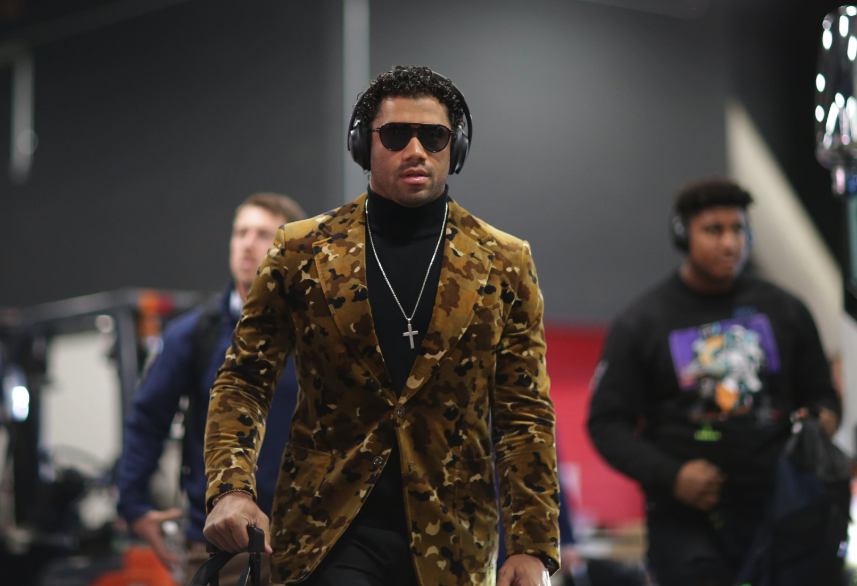 russell wilson outfit mnf