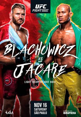 ufc fight night: blachowicz vs jacare fight card