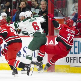 NHL: Minnesota Wild at Carolina Hurricanes