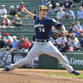 MLB: Spring Training-Milwaukee Brewers at Los Angeles Angels