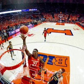 NCAA Basketball: Michigan at Illinois