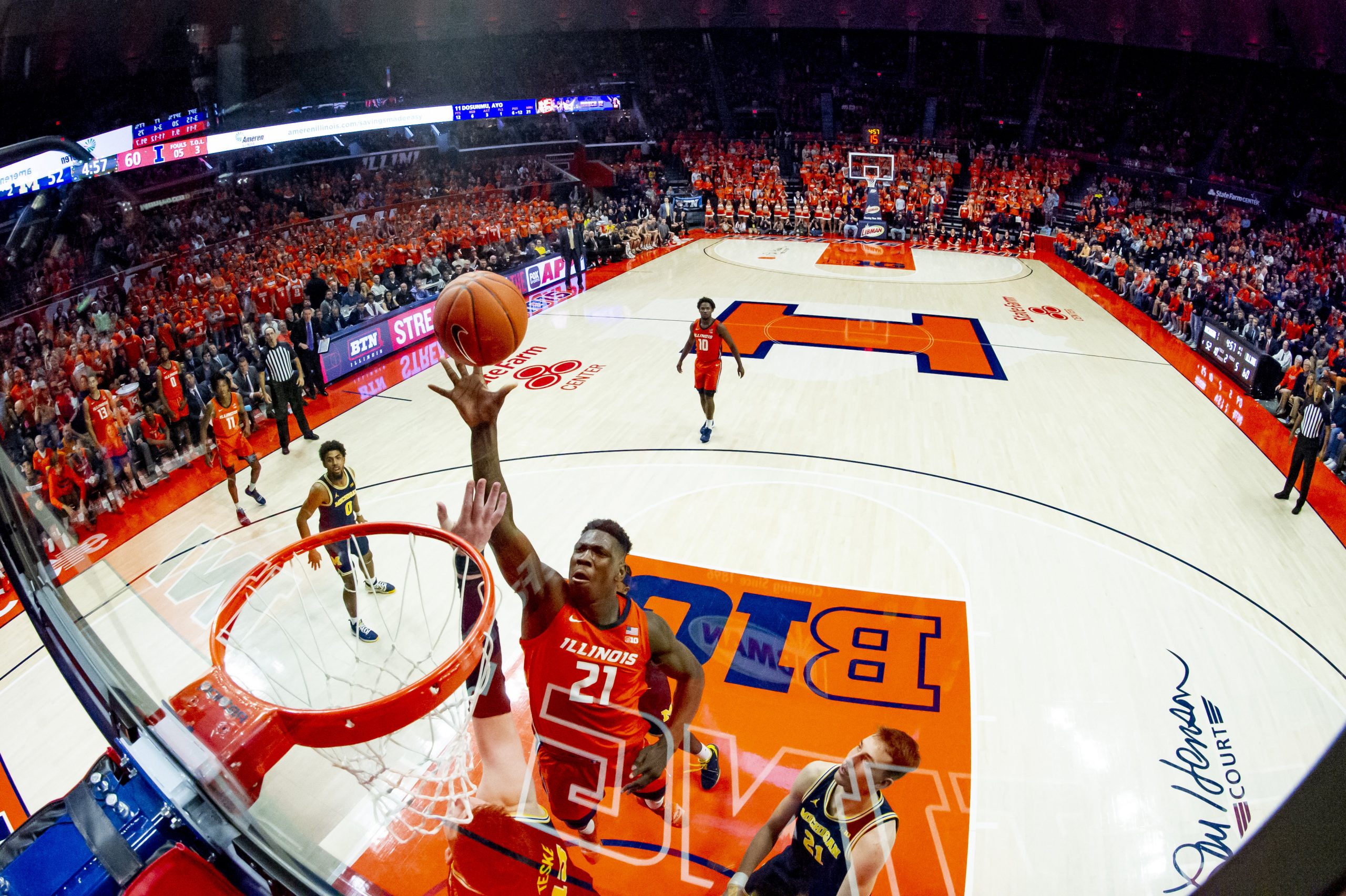 NCAA Basketball: Michigan at Illinois