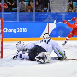 Olympics: Ice Hockey-Men Team Group B - RUS-SLO