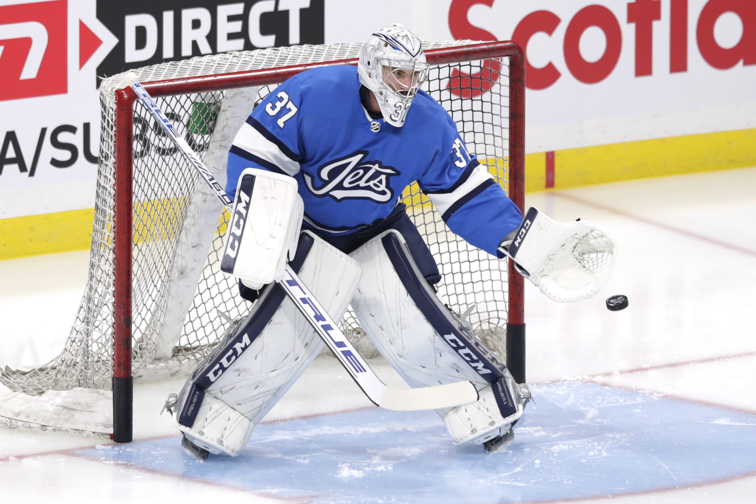 Connor Hellebuyck makes 50 saves as Jets topple Rangers - The Rink Live   Comprehensive coverage of youth, junior, high school and college hockey