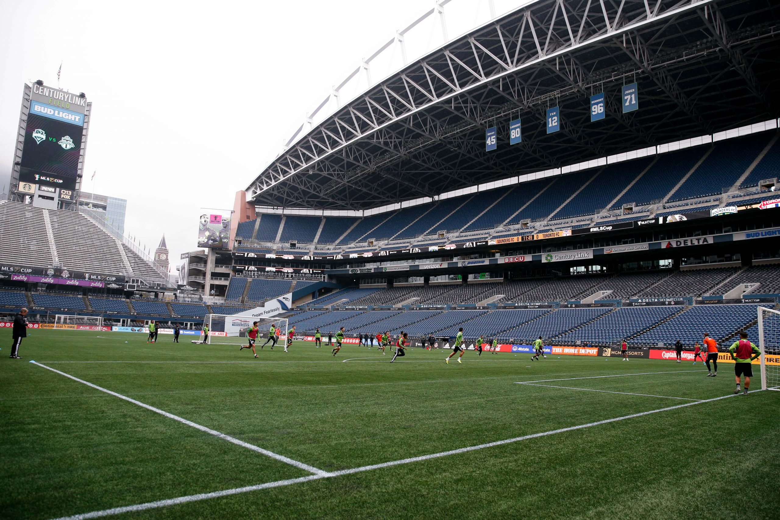 MLS: MLS Cup-Seattle Sounders FC Training