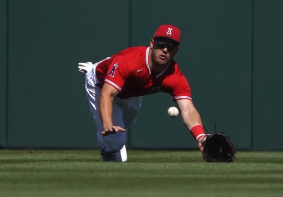 MLB: Spring Training-Cleveland Indians at Los Angeles Angels