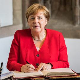 Besuch Bundeskanzlerin Angela Merkel im Rathaus Köln