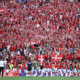 Soccer: World Cup-Denmark vs France