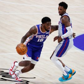 NBA: Philadelphia 76ers at Detroit Pistons