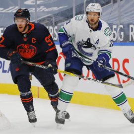 NHL: Vancouver Canucks at Edmonton Oilers