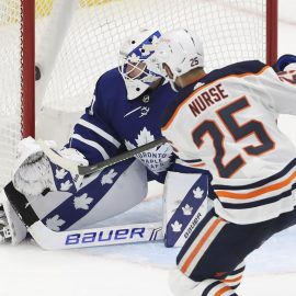 The Toronto Maple Leafs took on the Edmonton Oilers at Scotiabank Arena