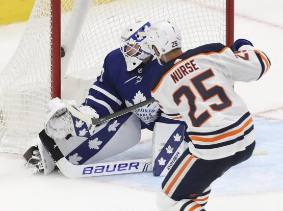 The Toronto Maple Leafs took on the Edmonton Oilers at Scotiabank Arena