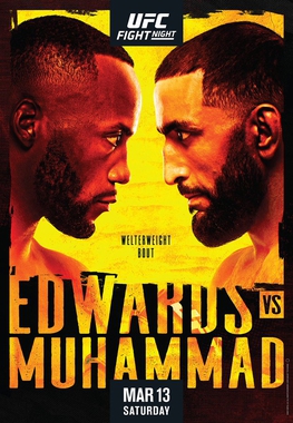 UFC Fight Night: Edwards vs Muhammad Fighter Salaries & Incentive Pay