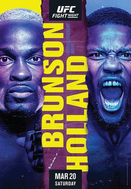 UFC Fight Night: Brunson vs Holland Fighter Salaries & Incentive Pay