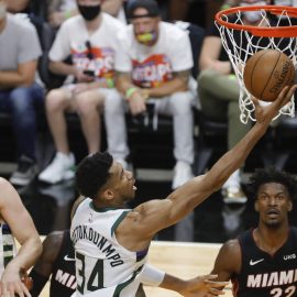 NBA: Playoffs-Milwaukee Bucks at Miami Heat