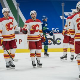 NHL: Calgary Flames at Vancouver Canucks