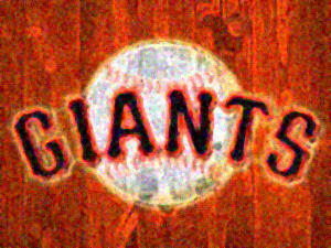 giants wooden logo+