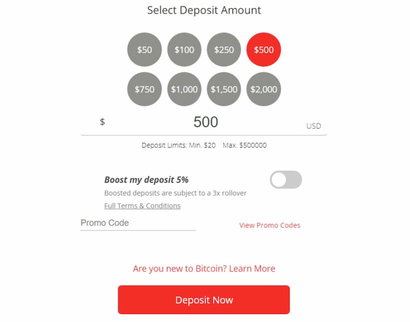BetOnline Deposit Cryptocurrency
